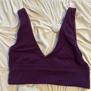 Lululemon Athletica Purple Sports Bra Intimates: align V bra a/b cup - size 4
